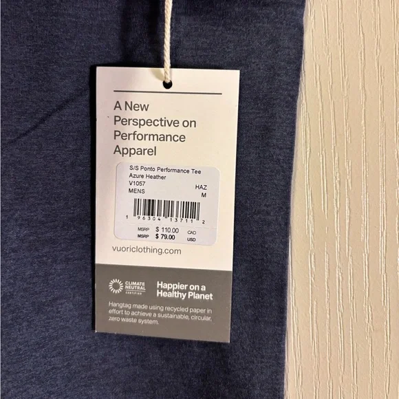 Vuori Men’s “Ponto Performance” Short Sleeve (M) *BESTSELLER* - Picture 10 of 11